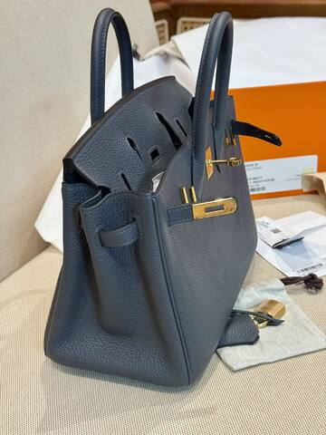 Hermes Birkin 25 Blue 25cm everyday AAA Quality Replica