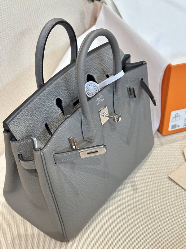 Hermes Birkin 25 Grey 25 work — AAA Quality Replica
