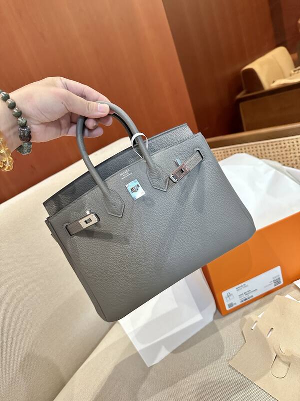 Hermes Birkin 25 Grey 25 work — AAA Quality Replica