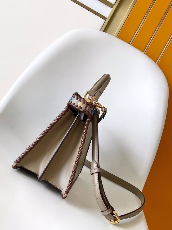 Fendi Peekaboo Blue 33x22x14cm shoulder bag — Premium Replica