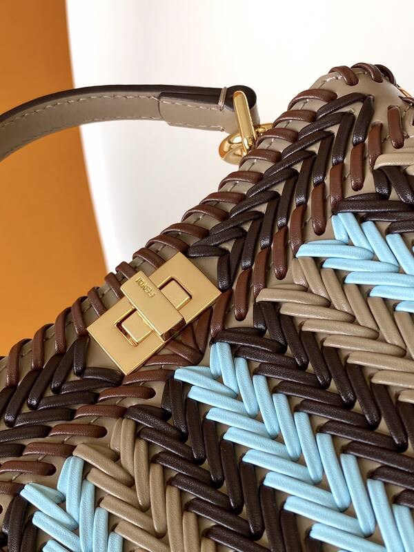 Fendi Peekaboo Brown 33x22x14cm shoulder bag — 1:1 Replica