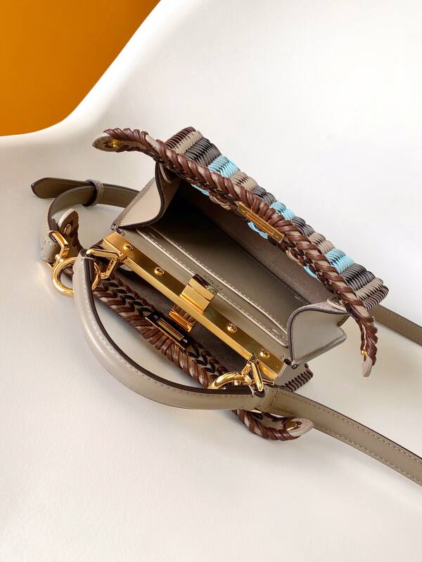 Fendi Peekaboo Brown 33x22x14cm shoulder bag — 1:1 Replica