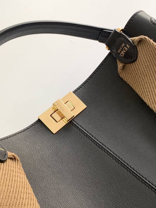Fendi Peekaboo Black 33x22x14cm shoulder bag — Premium Replica