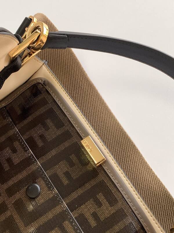 Fendi Peekaboo Black 33x22x14cm shoulder bag — Premium Replica