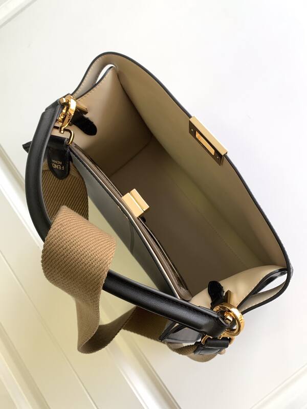 Fendi Peekaboo Black 33x22x14cm shoulder bag — Premium Replica