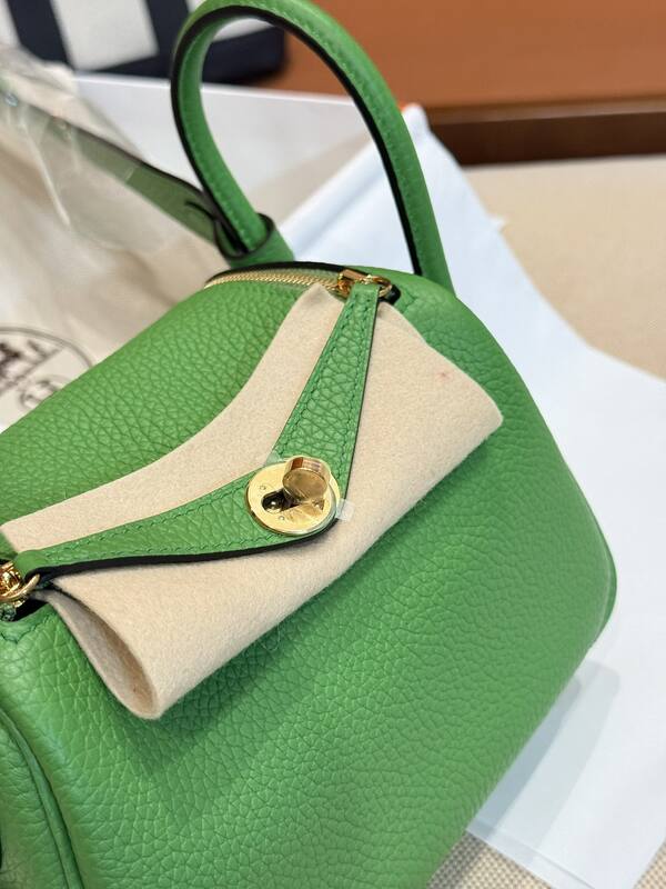 Hermes Lindy Green shoulder — Premium Replica