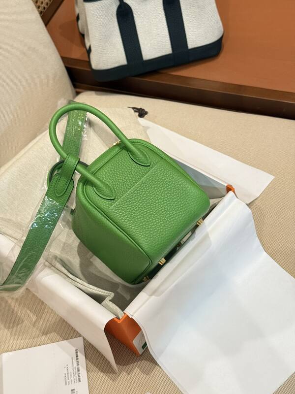 Hermes Lindy Green shoulder — Premium Replica