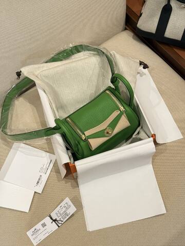 Hermes Lindy Green shoulder 1 1 Replica