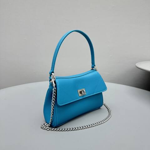 Balenciaga Blue 18x12cm shoulder bag Top Quality Replica