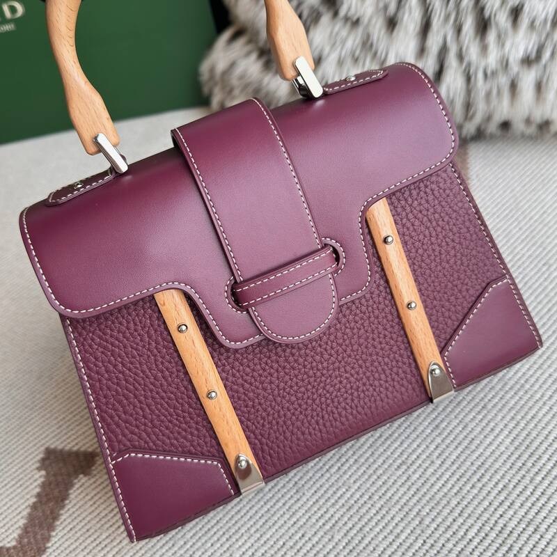 Goyard Saigon Burgundy top handle — 1:1 Replica