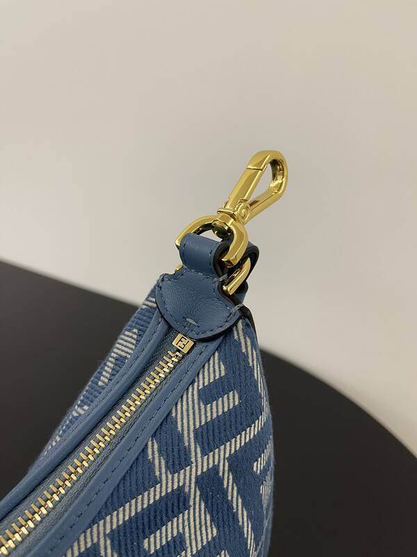 Fendi Blue 25x18x10cm shoulder bag — 1:1 Replica