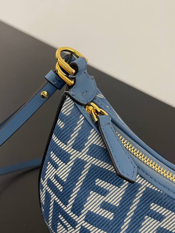 Fendi Blue 25x18x10cm shoulder bag — 1:1 Replica