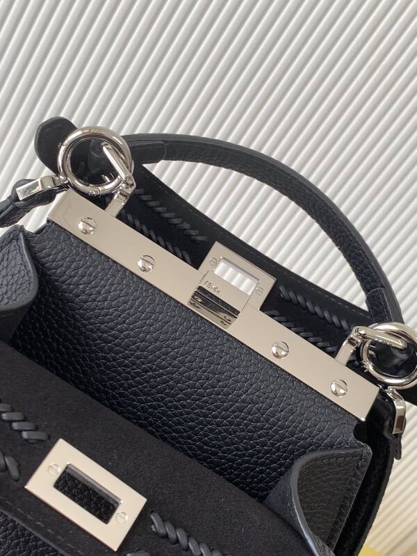 Fendi Peekaboo Black 33x22x14cm shoulder bag — 1:1 Replica