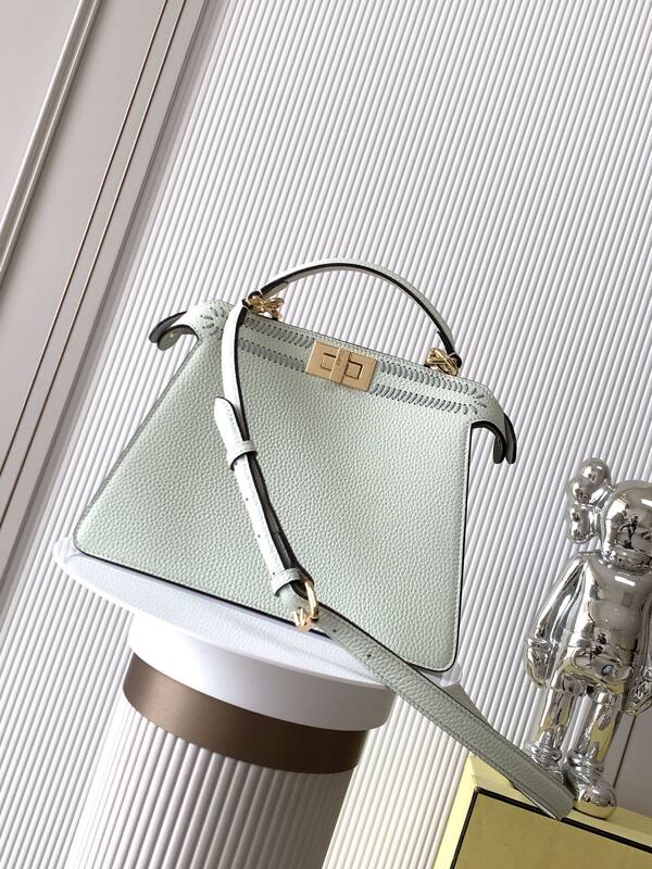 Fendi Peekaboo Green 33x22x14cm shoulder bag — Top Quality Replica