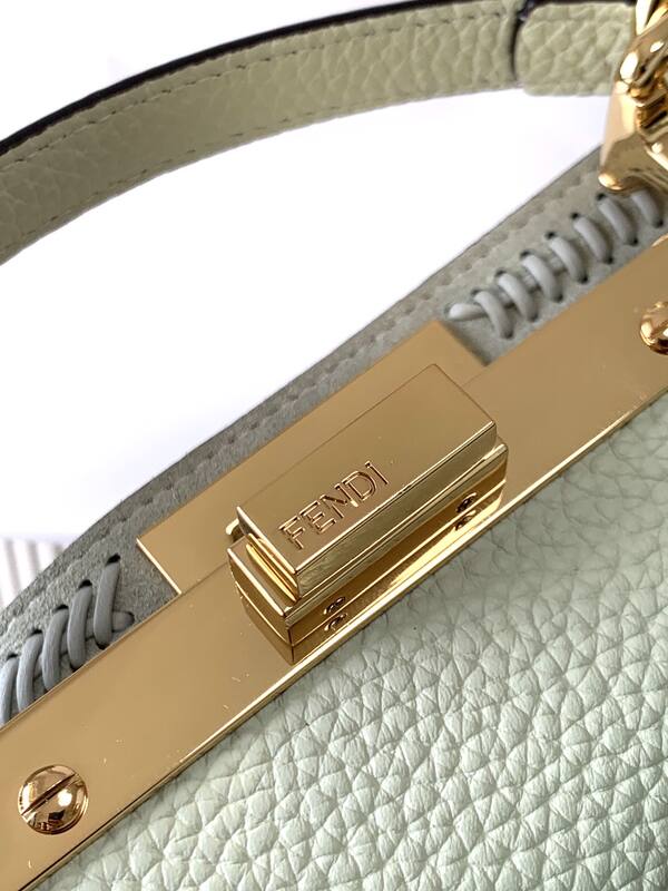 Fendi Peekaboo Green 33x22x14cm shoulder bag — Top Quality Replica