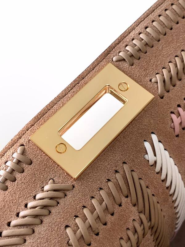 Fendi Peekaboo Brown 33x22x14cm shoulder bag — Top Quality Replica