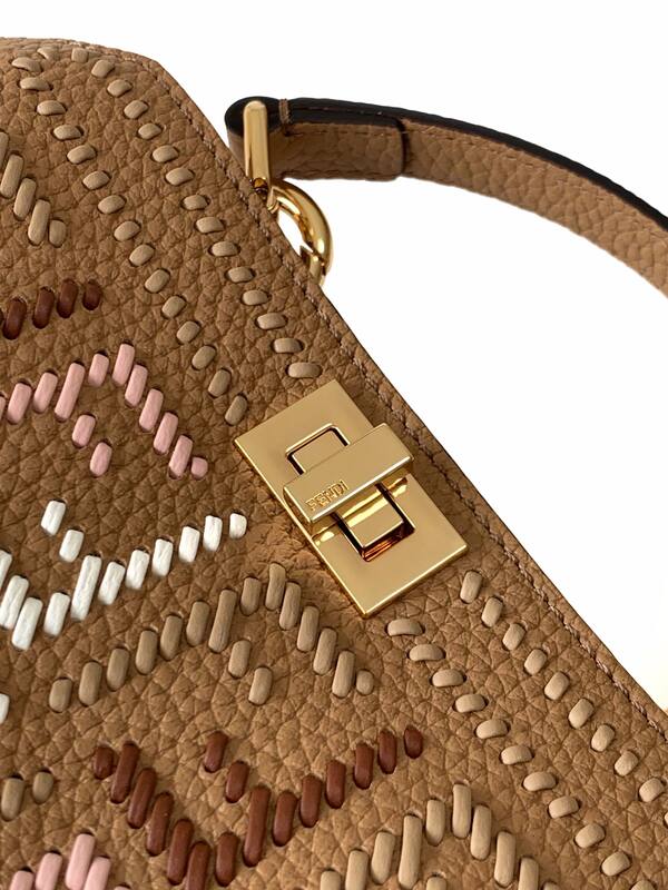 Fendi Peekaboo Brown 33x22x14cm shoulder bag — AAA Quality Replica