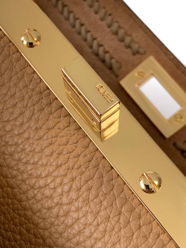 Fendi Peekaboo Brown 33x22x14cm shoulder bag — AAA Quality Replica