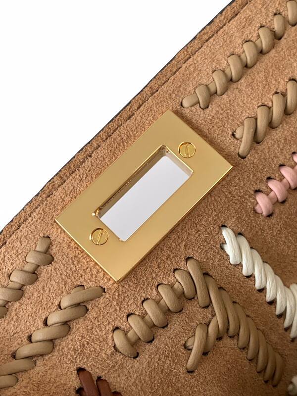 Fendi Peekaboo Brown 33x22x14cm shoulder bag — AAA Quality Replica