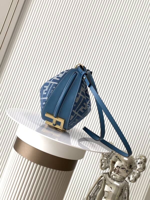 Fendi Blue 25x18x10cm shoulder bag — Premium Replica