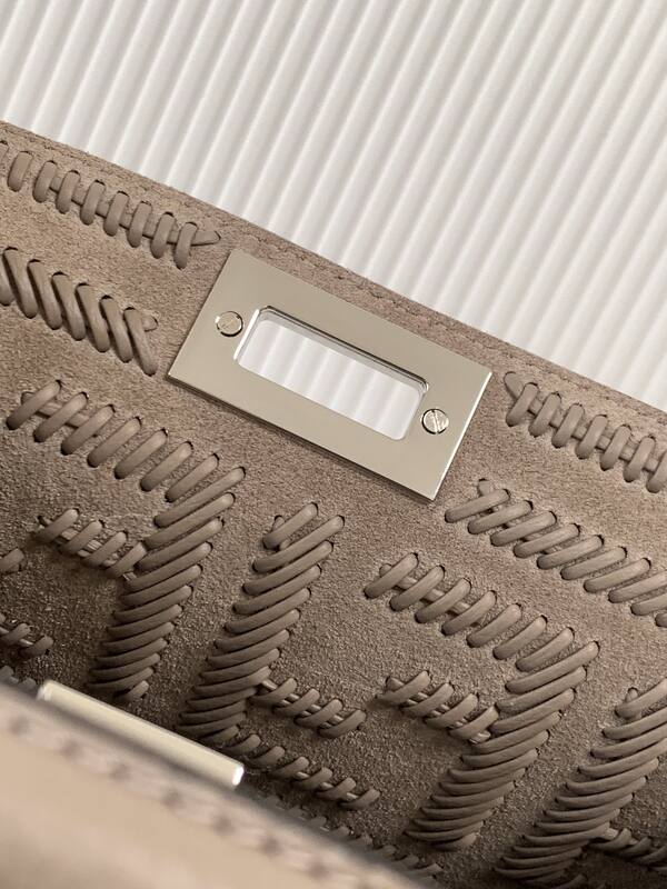 Fendi Peekaboo Gray 33x22x14cm shoulder bag — AAA Quality Replica