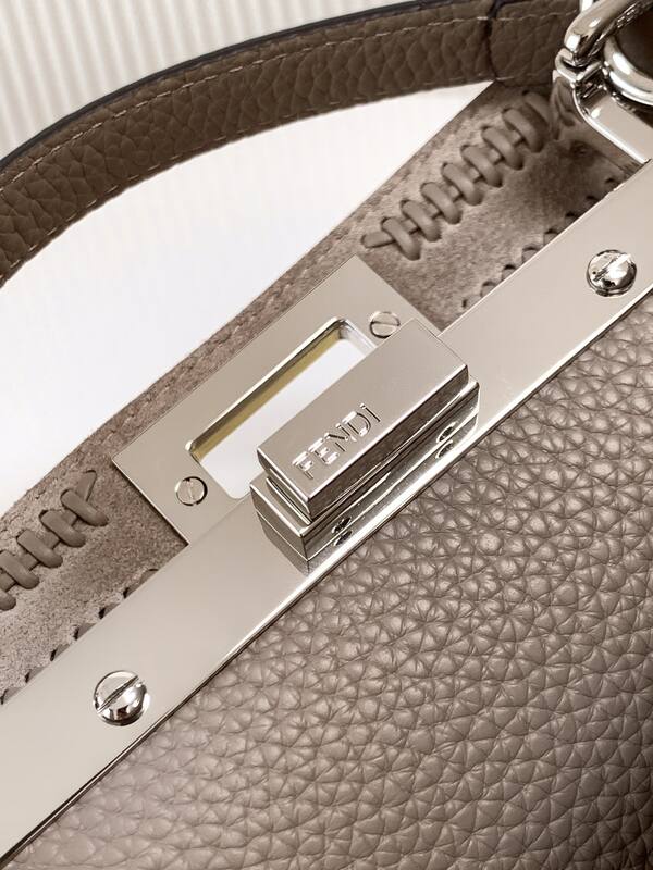 Fendi Peekaboo Gray 33x22x14cm shoulder bag — AAA Quality Replica