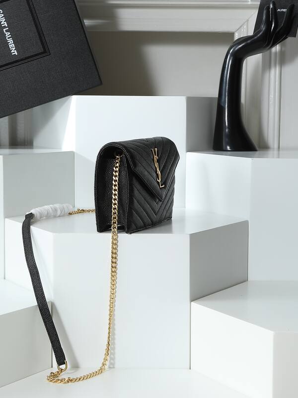 Saint Laurent Lou Black 20 17 crossbody — Premium Replica