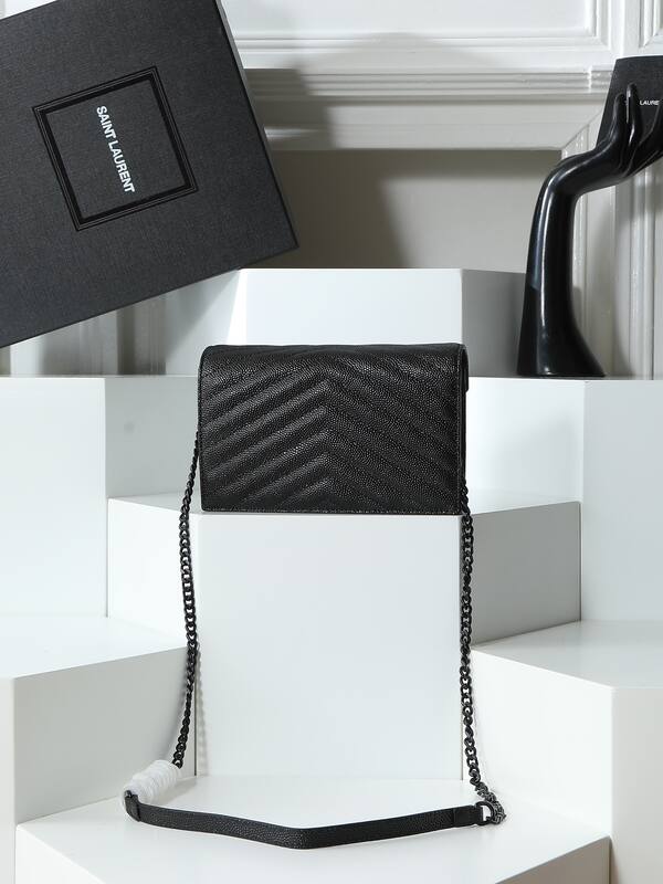 Saint Laurent Envelope Black 20 17 crossbody — 1:1 Replica