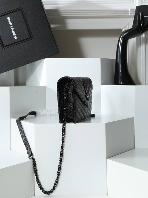 Saint Laurent Envelope Black 20 17 crossbody — 1:1 Replica