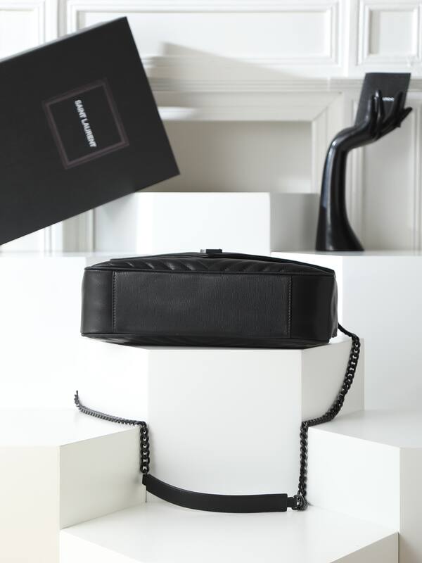 Saint Laurent College Black 24x20x8 shoulder — Premium Replica