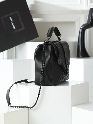 Saint Laurent College Black 24x20x8 5cm shoulder Premium Replica