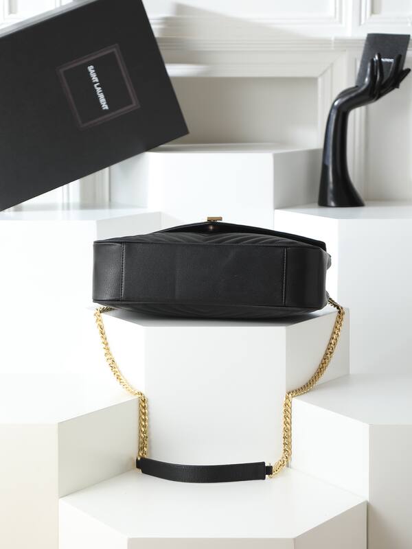 Saint Laurent College Black 24x20x8 shoulder — 1:1 Replica