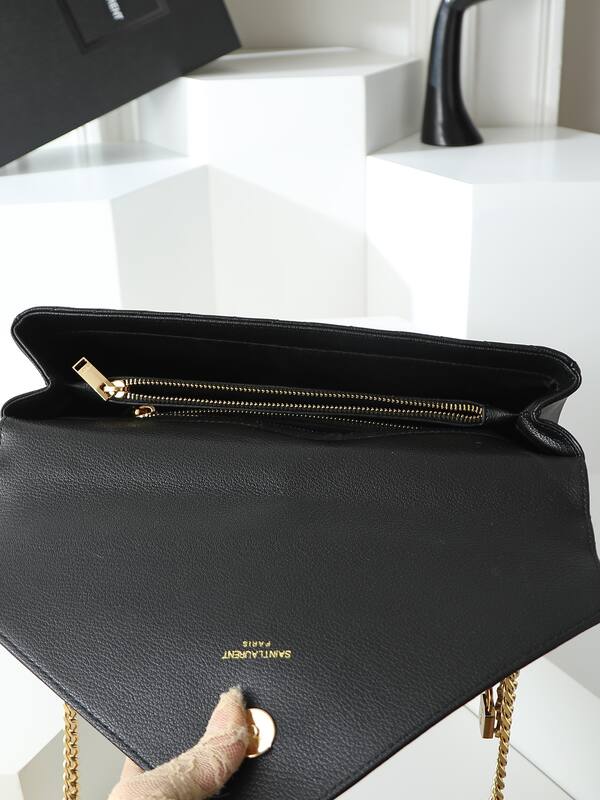 Saint Laurent College Black 24x20x8 shoulder — 1:1 Replica