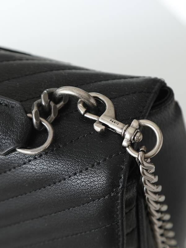 Saint Laurent College Black 24x20x8 shoulder — Premium Replica