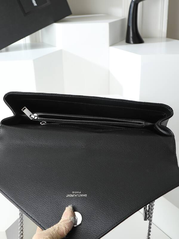 Saint Laurent College Black 24x20x8 shoulder — Premium Replica