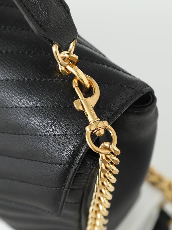 YSL Charms Black 24 20 8 crossbody — 1:1 Replica