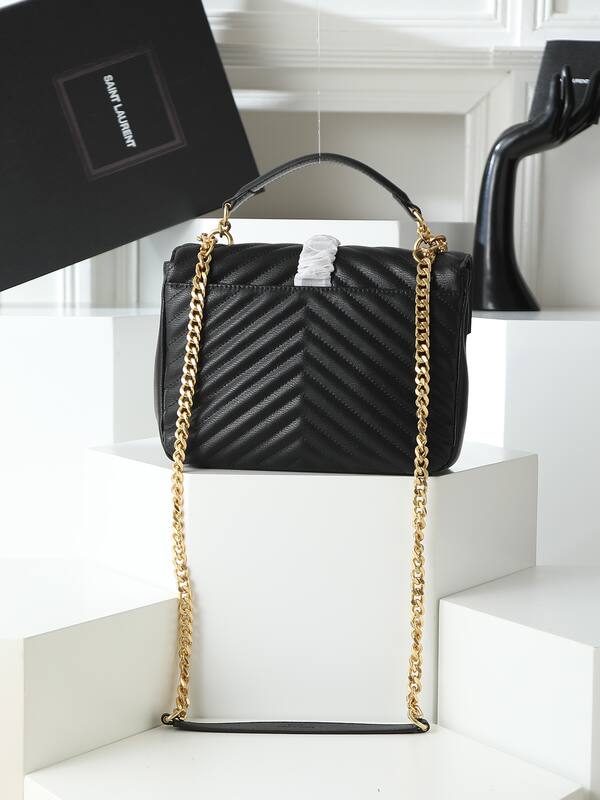 YSL Charms Black 24 20 8 crossbody — 1:1 Replica