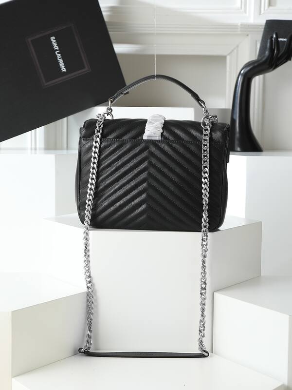 Saint Laurent College Black 24x20x8 shoulder — Top Quality Replica