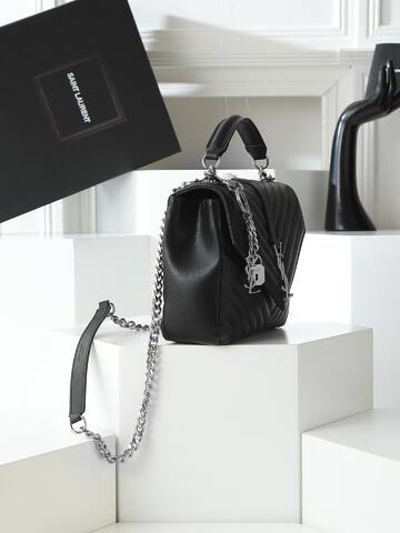Saint Laurent College Black 24x20x8 5cm shoulder Top Quality Replica