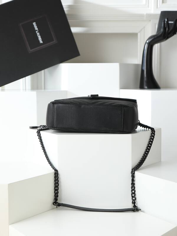 Saint Laurent College Black 24x20x8 shoulder — AAA Quality Replica