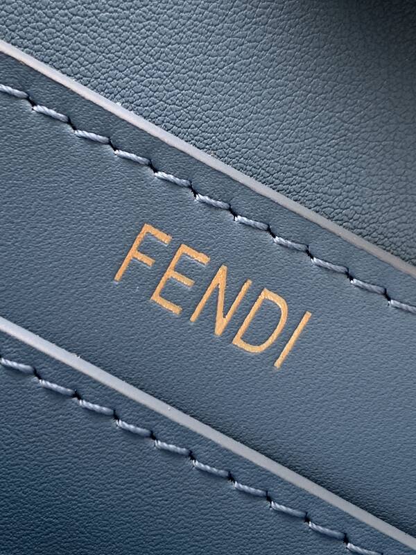 Fendi Peekaboo Blue 33x22x14cm shoulder bag — AAA Quality Replica