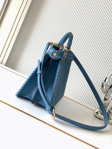 Fendi Peekaboo Blue 33x22x14cm shoulder bag AAA Quality Replica