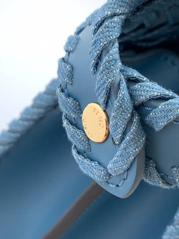 Fendi Peekaboo Blue 33x22x14cm shoulder bag — AAA Quality Replica