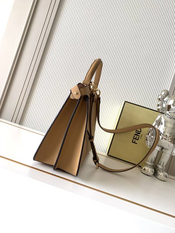 Fendi Peekaboo Beige 33x22x14cm shoulder bag — 1:1 Replica