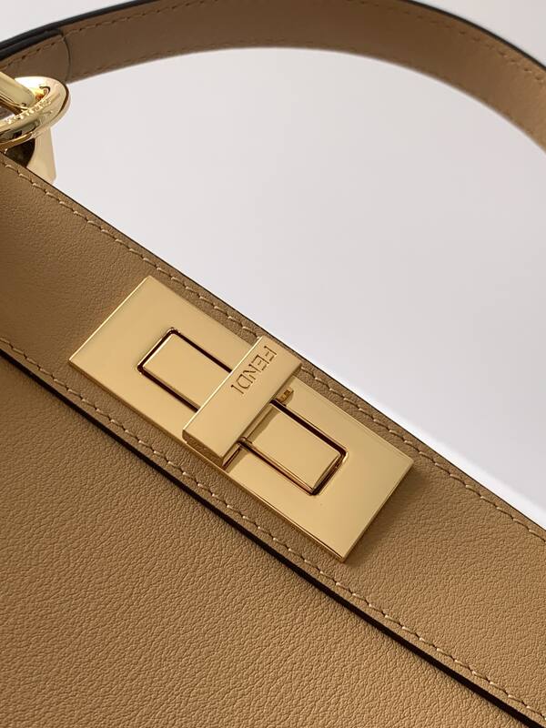 Fendi Peekaboo Beige 33x22x14cm shoulder bag — 1:1 Replica