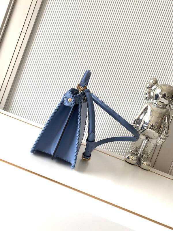 Fendi Peekaboo Blue 33x22x14cm shoulder bag — 1:1 Replica