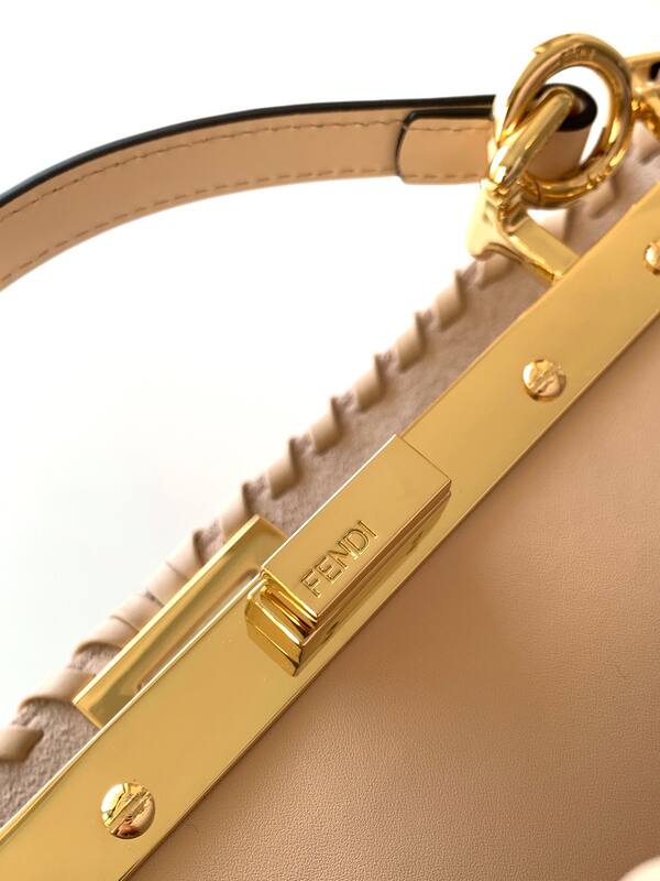 Fendi Peekaboo Beige 33x22x14cm shoulder bag — AAA Quality Replica