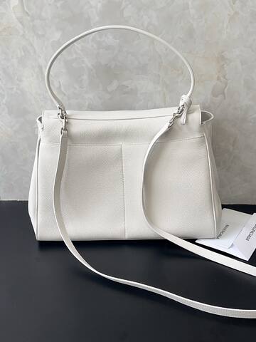 Balenciaga White 30x22x12cm shoulder bag 1 1 Replica