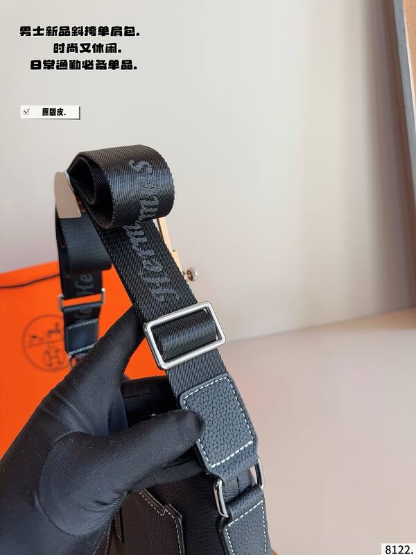Hermes Jige Messenger Black shoulder — Premium Replica
