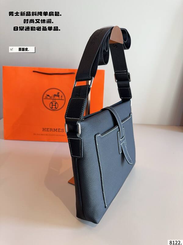 Hermes Jige Messenger Black shoulder — Premium Replica
